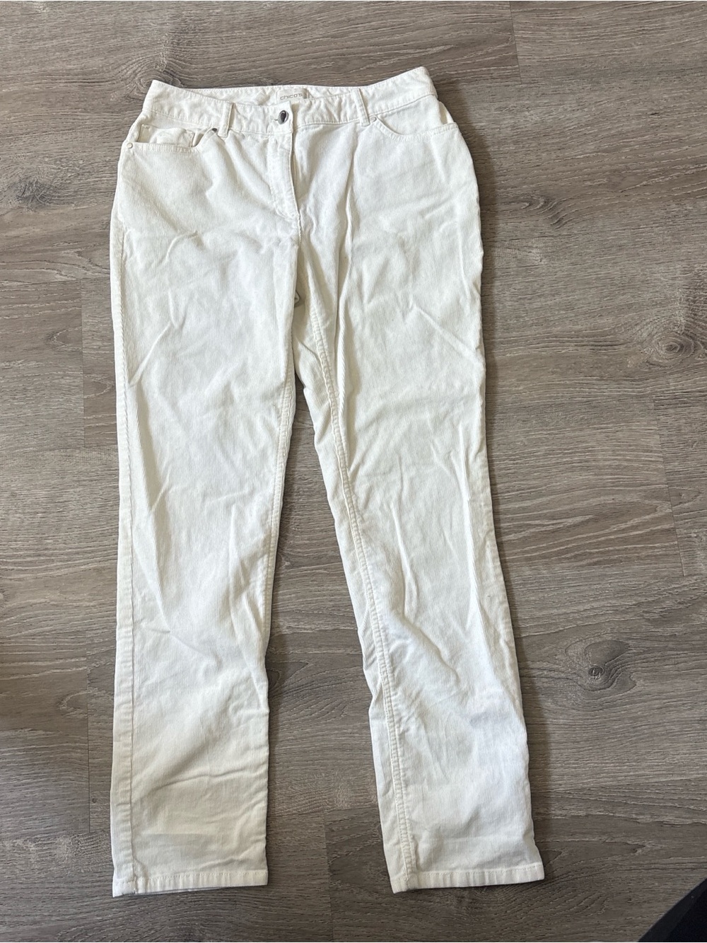 Chico's Straight Leg Pants in Off-White/Cream